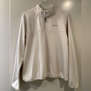 Merrell Terrain Geotex 1/4 Zip Top. XL Moonbeam